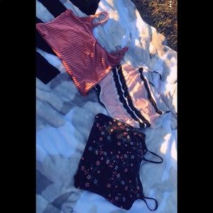 Three dressy shirts💗🤍💗